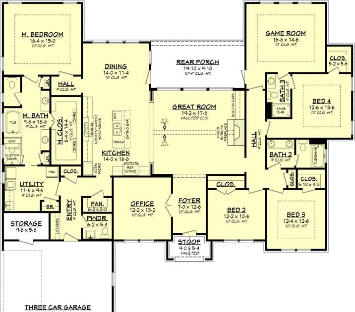 Rambler Floor Plans With Basement Simple House Floor