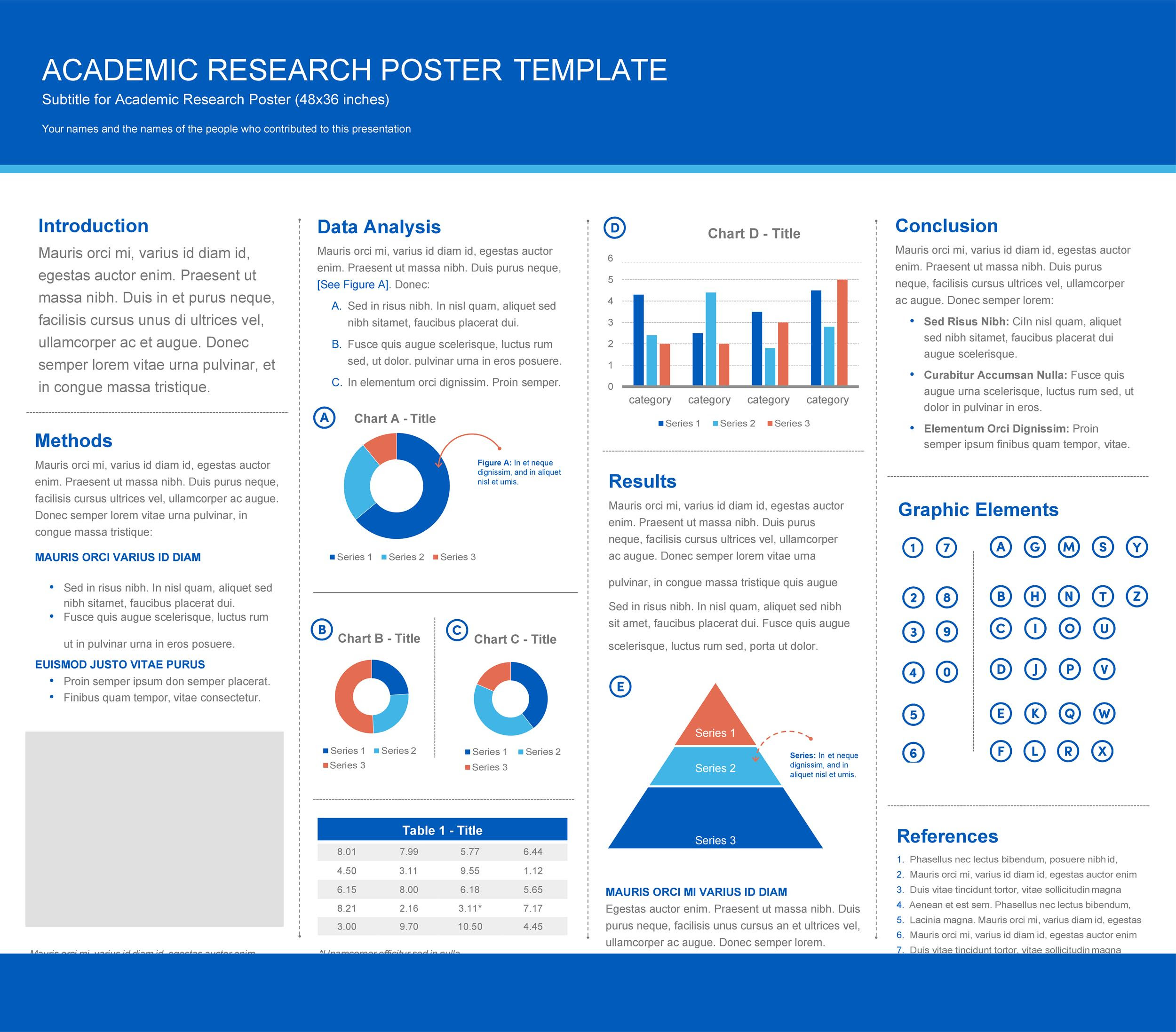 research report poster template