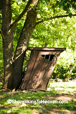 Leaning Outhouse, Patrick County, Virginia