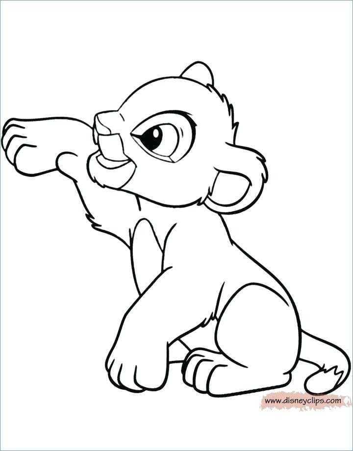 24+ Cute Lion Coloring Pages For Kids Full - Kindsmall