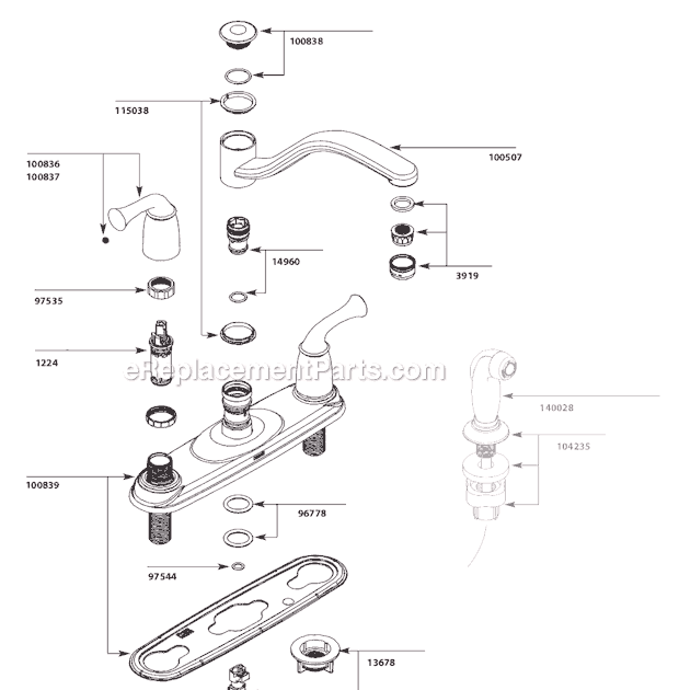29 Moen 7400 Kitchen Faucet Repair Diagram Wiring Diagram List