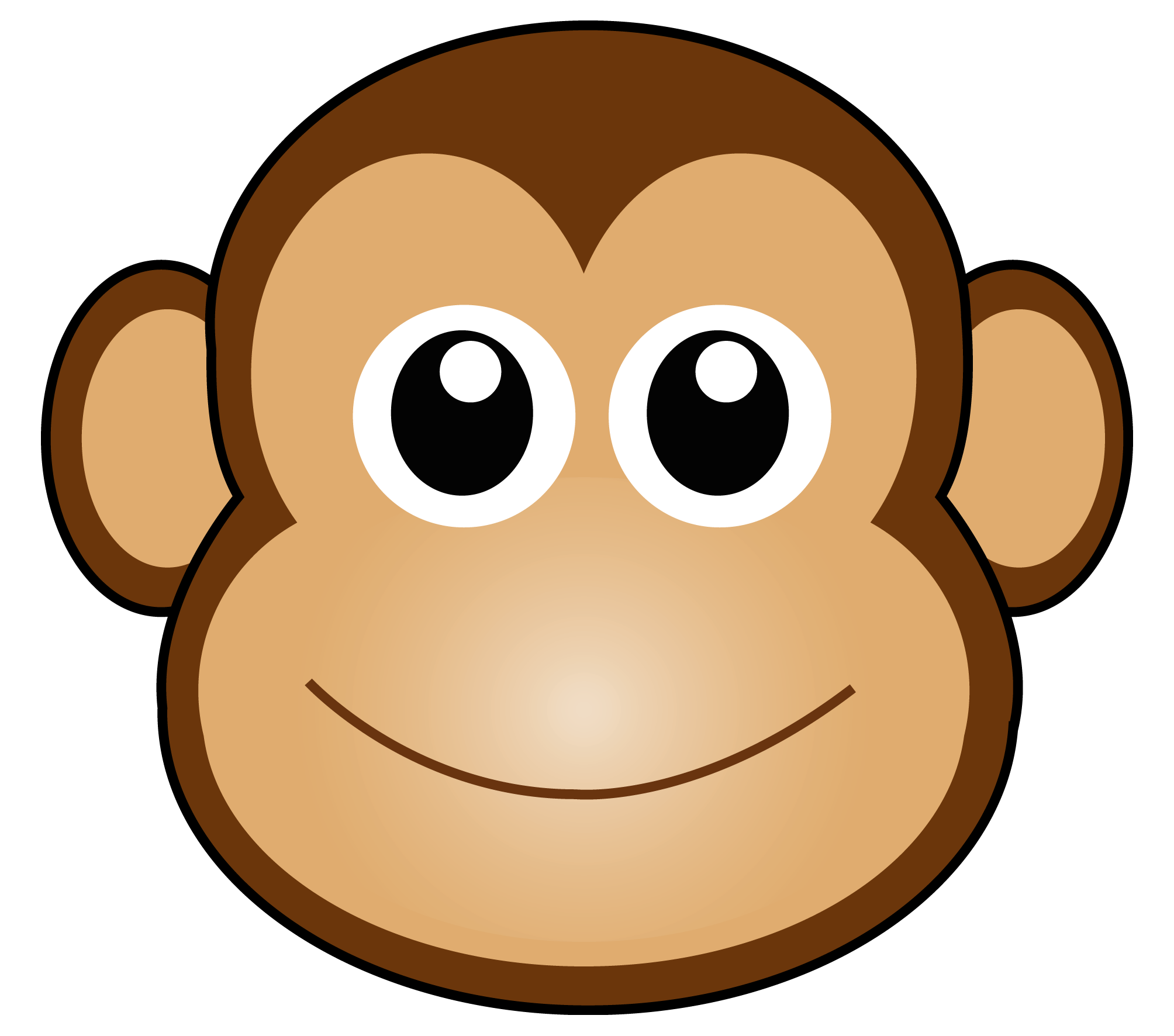  Monyet Free Images at Clker com vector clip art online 