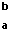 (a to b)