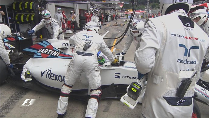 Felipe Massa abandonou o GP da Áustria (Foto: Divulgação)