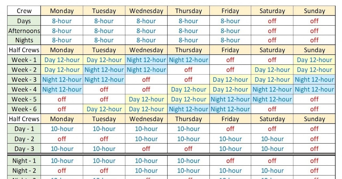 2021 12 hour rotating shift calendar rotating shift schedule template free addictionary 