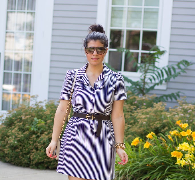 Little striped dress - Chic on the Cheap | Connecticut based style ...