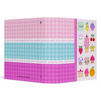 Mega Kawaii School Notebook Avery Binder binder
