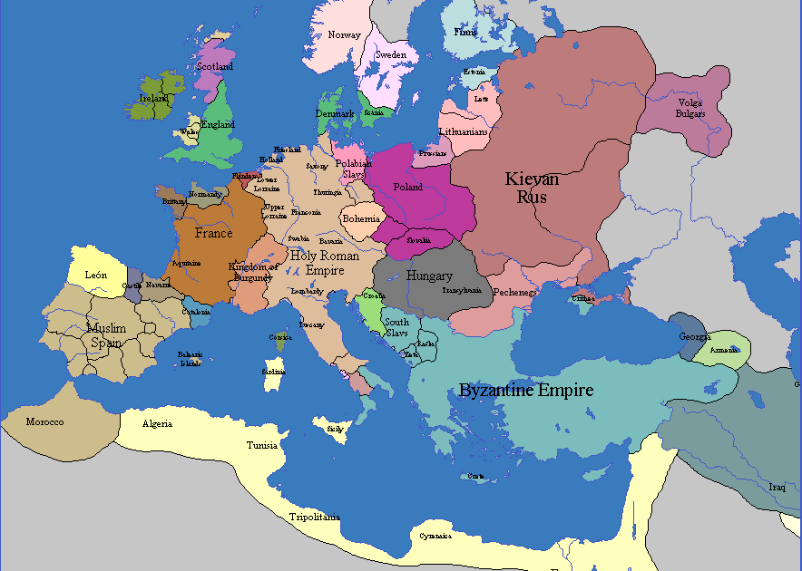 Obryadii00 Labeled Map Of Europe In 1914