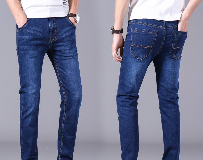 light blue jeans men's style