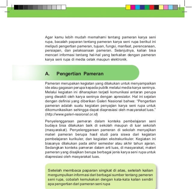 Sebutkan Tujuan Pameran Karya Seni Rupa Sebutkan Mendetail