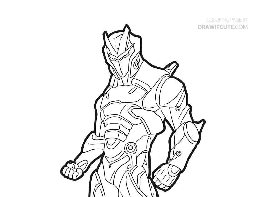 Fortnite Omega Colouring Pages - Christopher Myersa's Coloring Pages