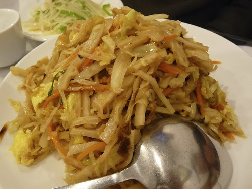 Stir Fried Cake (烧饼 Shao1 Bing3), Yi Lan Halal Restaurant, Main St, Flushing, Queens