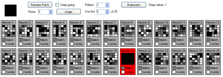 Pattern Sniffer screen shot