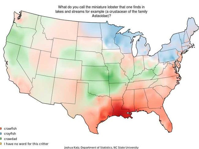 united states dialect map  language
