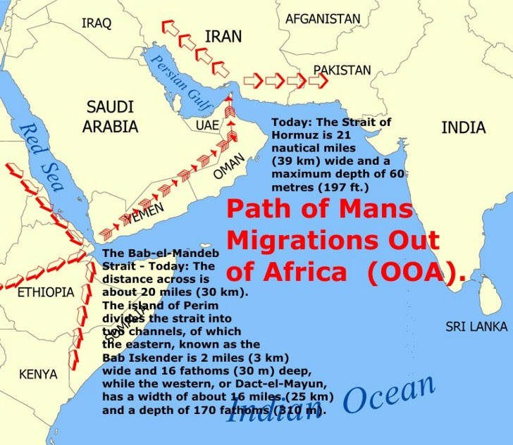 Résultat de recherche d'images pour "migrations 106000 ans Africa Oman"