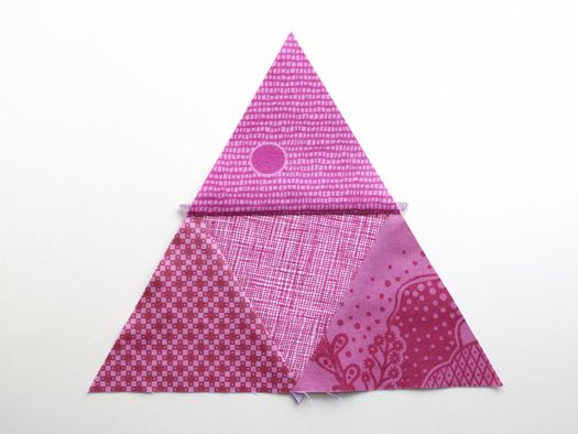 retro mama: triangle hexagon pillow tutorial