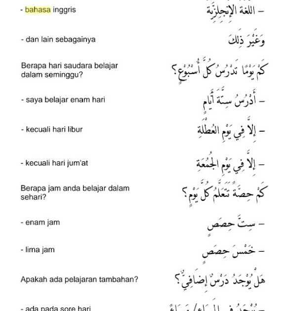 Drama Bahasa Arab 4 Orang