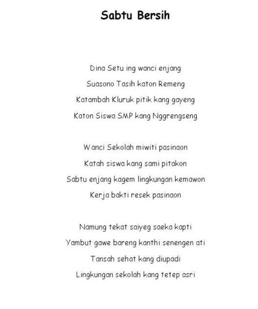 Puisi Bahasa Sunda