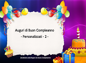 Buon Compleanno Personalizzato Gratis Buono Compelanno