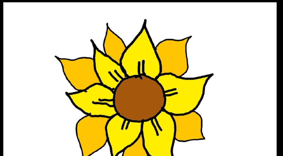 Paling Bagus 30+ Gambar Bunga Matahari Hitam Putih Gambar Bunga HD jpg (1140x630)