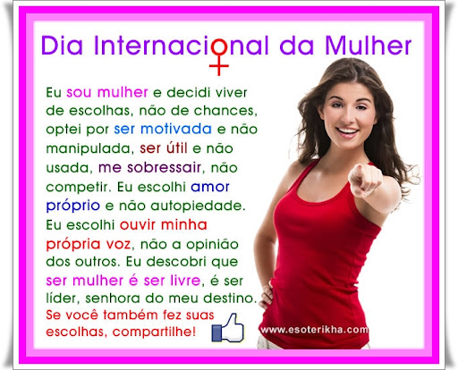 Dia Internacional da Mulher