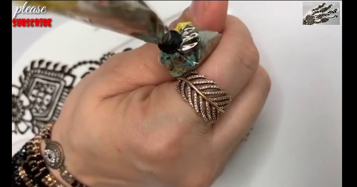 Henna Tangan Simple Dan Mudah Untuk Anak Anak Perempuan Henna Tangan