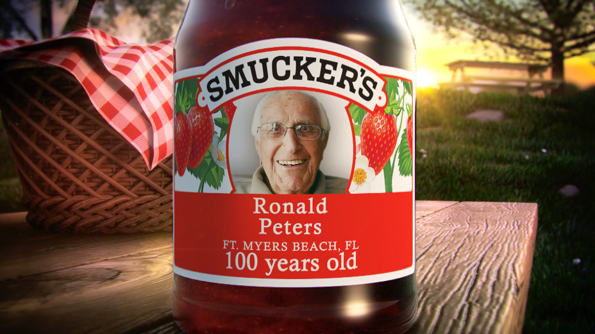 Smuckers 100th Birthday Label