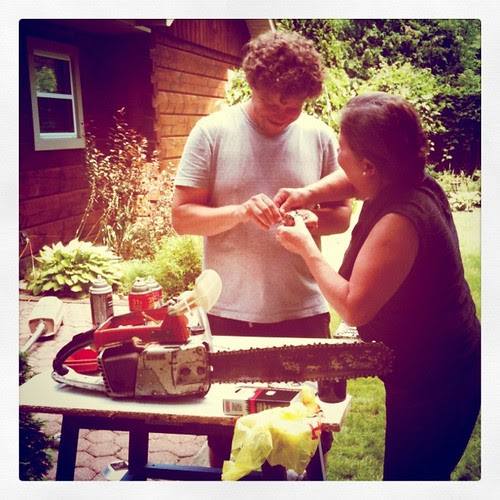 Charles and his mom