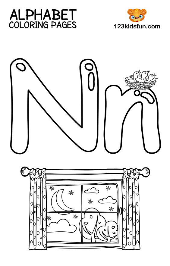 Download 104+ N Letter Of Alphabet N Letter Words For Kids Printable