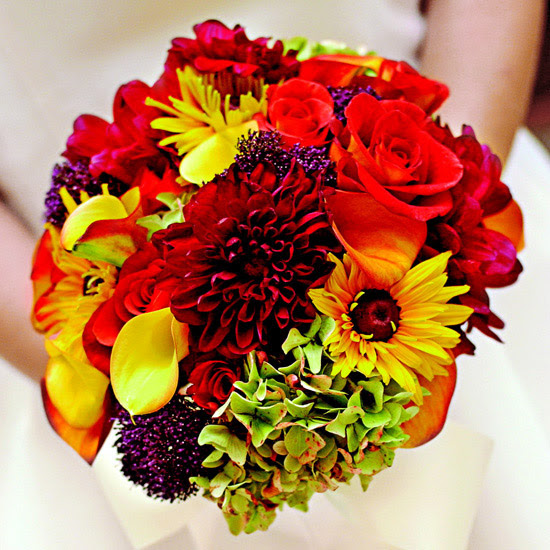 Beautiful Bouquets for Fall Weddings