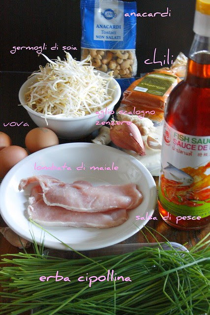 pad thai ingredients