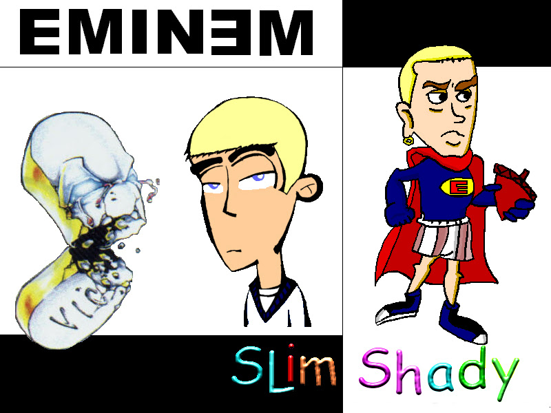 Cartoon Eminem Animated Wallpaper