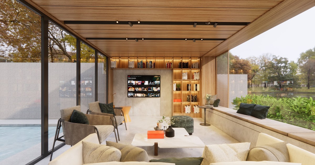 Top Desain Interior Rumah Sederhana Dengan Taman Terbaru - Model Hunian