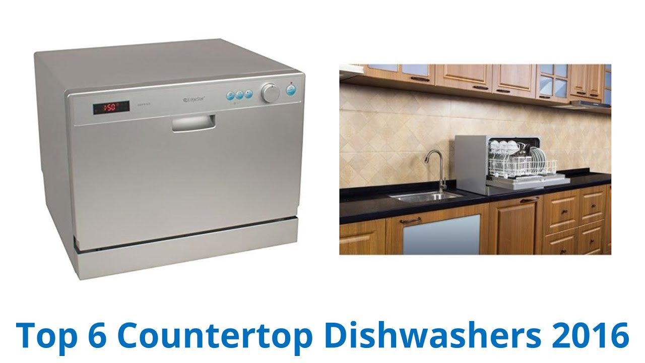 Silver Table Top Dishwasher