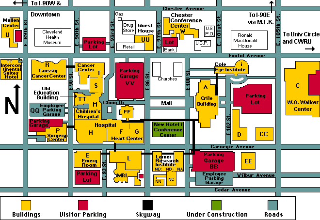 Cleveland Clinic Main Campus Map ~ AFP CV