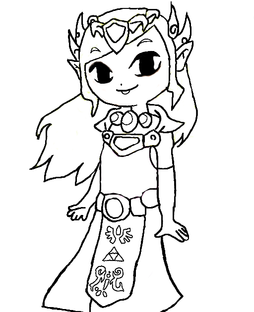 18 Legend Of Zelda Wind Waker Coloring Pages - Printable Coloring Pages