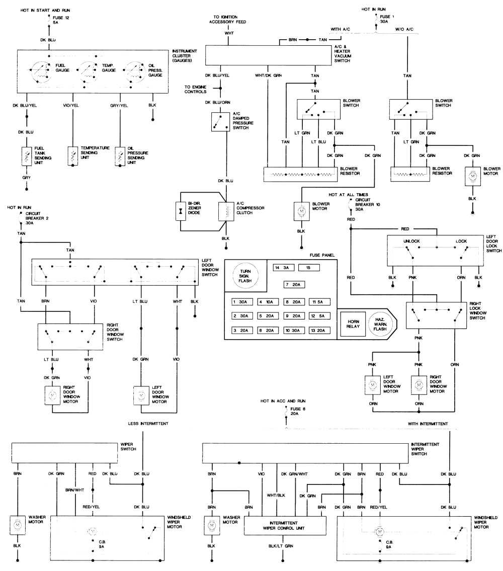 Dodge D100 Wiring Diagram