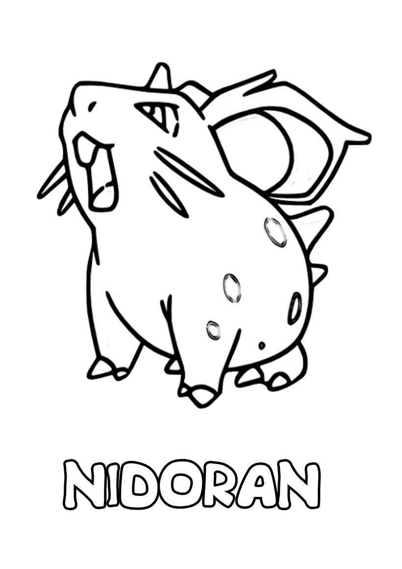 Mewarn11: Nidoqueen Kleurplaat