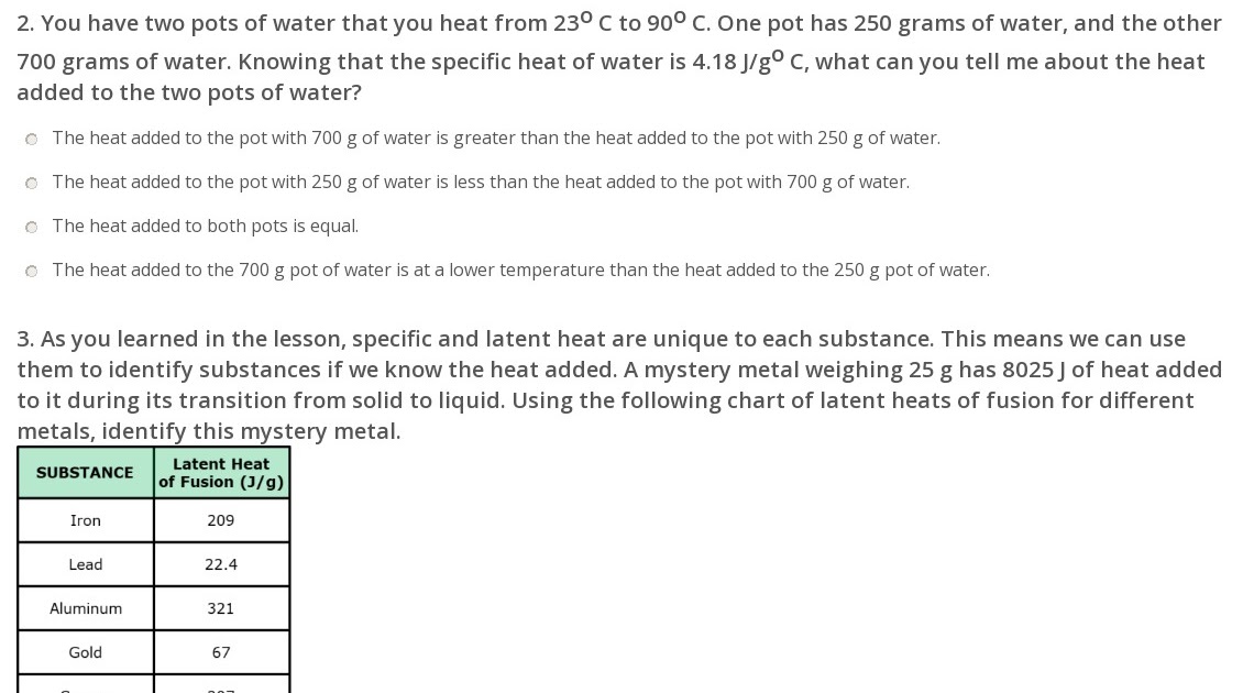 Phase Change Worksheet Answers - Worksheet List