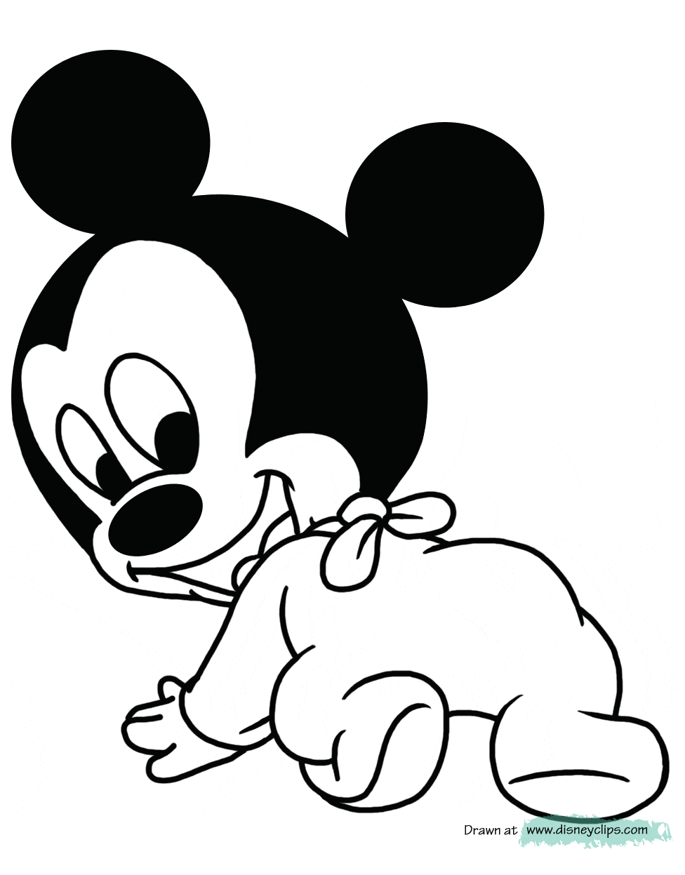 33 Baby Mickey Mouse And Friends Coloring Pages