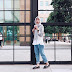 Outfit Hoodie Crop Hijab