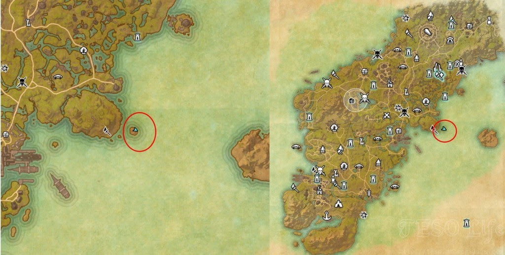 29 Eso Glenumbra Treasure Map - Maps Database Source