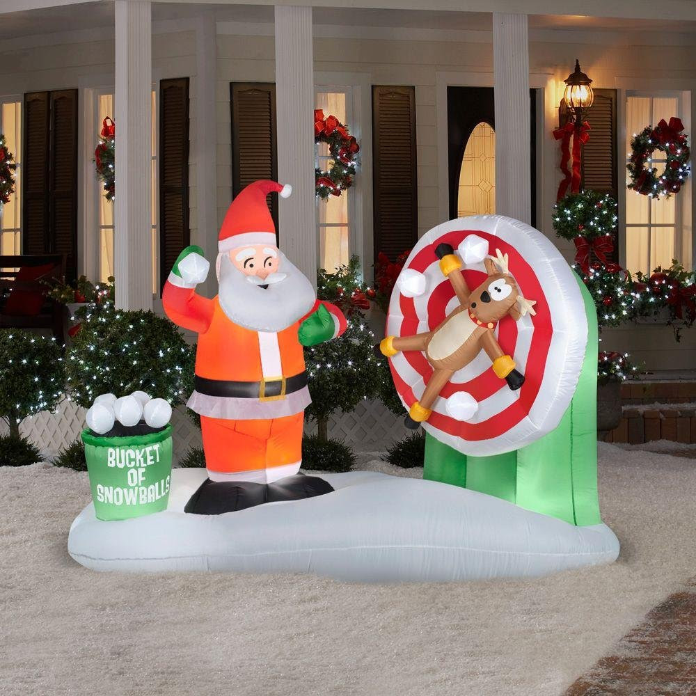 Santa Claus Outdoor Inflatables Page Two  Christmas Wikii