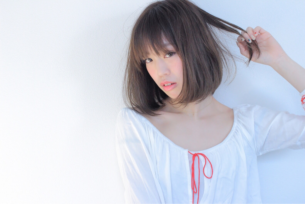 ボブ ストレート 縮毛矯正