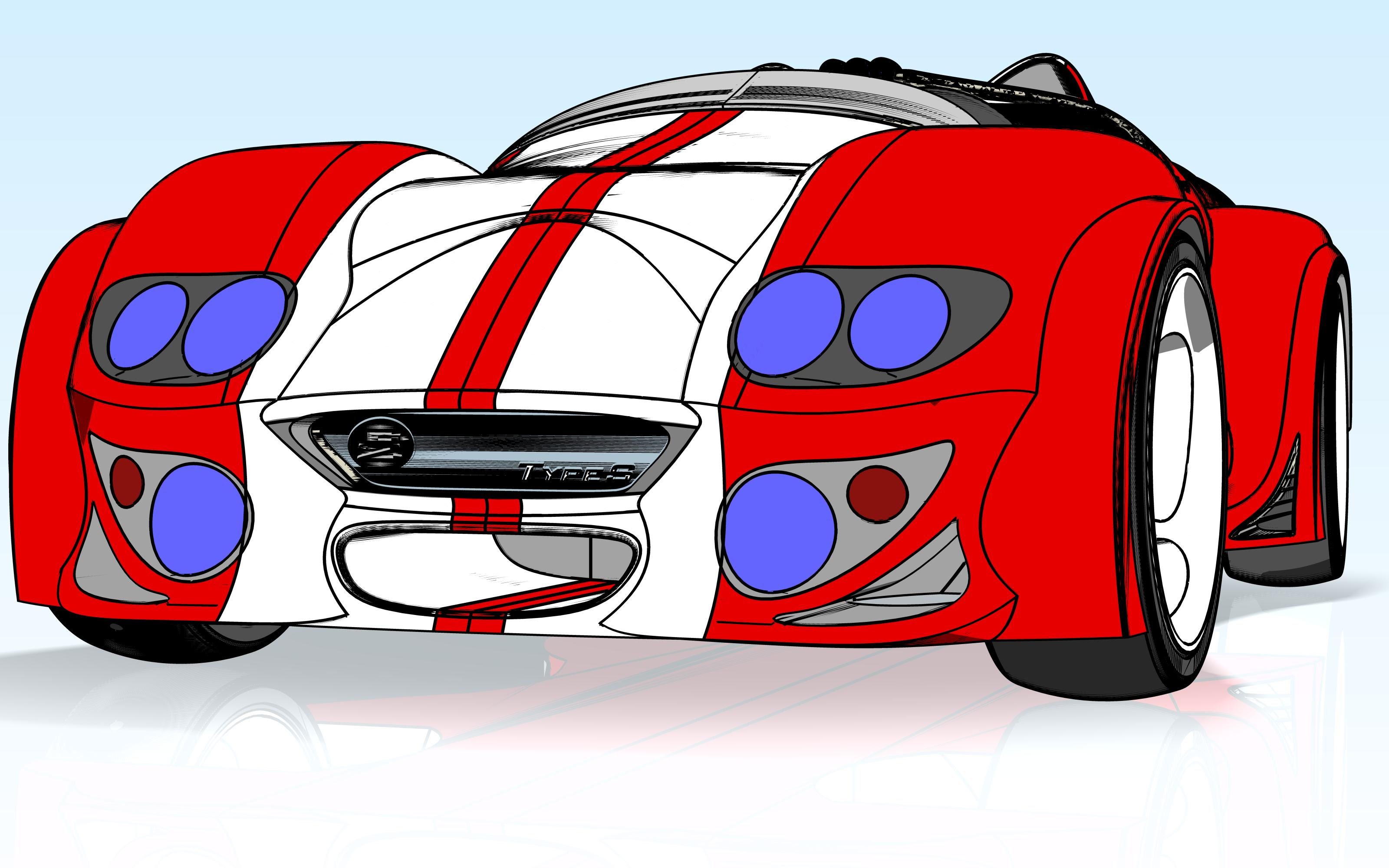 Gambar Kartun Motor Drag Racing Gambar Mobil Dan Motor Keren