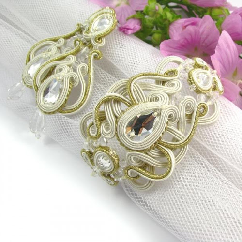 Biżuteria ślubna soutache PiLLow Design Biżuteria ślubna soutache PiLLow Design