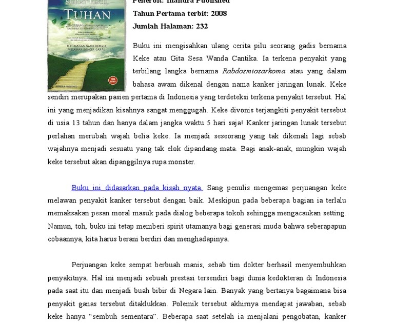 Resensi Novel Bahasa Sunda Cinta Pabaliut Tugas Sekolah