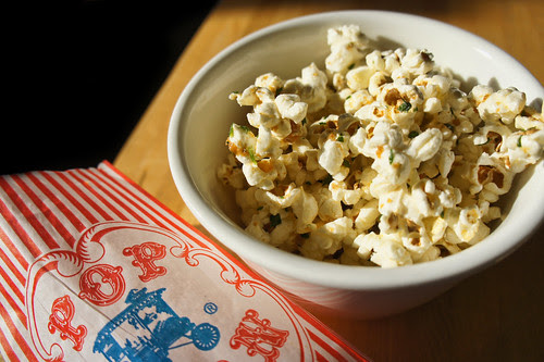 Garlic Truffled Popcorn! The Best!