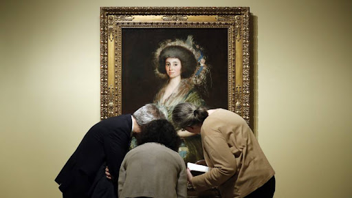 Obra de Goya en la exposicion "Obras maestras de Budapest. Del Renacimiento a las Vanguardias", en el Museo Thyssen. 