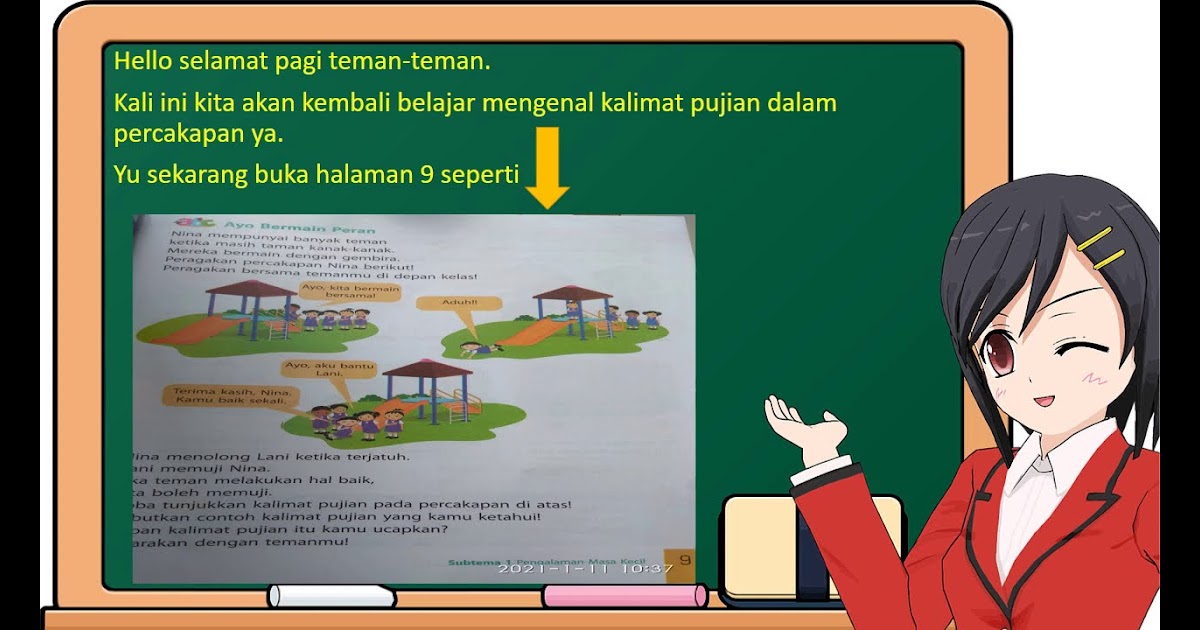 Kalimat Pujian Untuk Teman / Ungkapan Pujian Materi Kelas 1 Sd